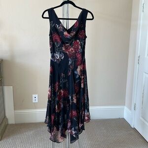 Robbie Bee Petite Printed Sleeveless A-Line Dress